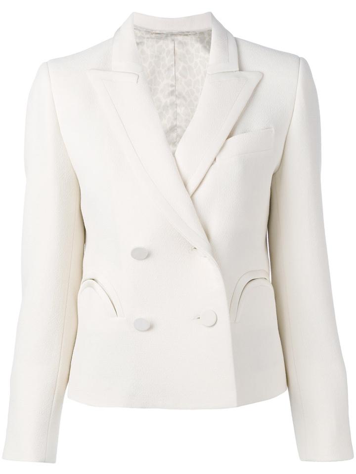 Blazé Milano - Fitted Blazer - Women - Silk/cupro/viscose/wool - Ii, Women's, Nude/neutrals, Silk/cupro/viscose/wool