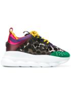 Versace Panelled Sneakers - Multicolour