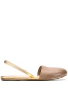 Marsèll Gold-tone Detail Mules - Neutrals