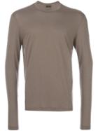 Joseph - Classic Long Sleeved T-shirt - Men - Cotton/lyocell - S, Green, Cotton/lyocell