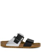 Rick Owens Buckle Strap Slides - Silver