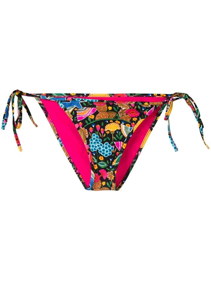La Doublej String Bikini Bottom - Black