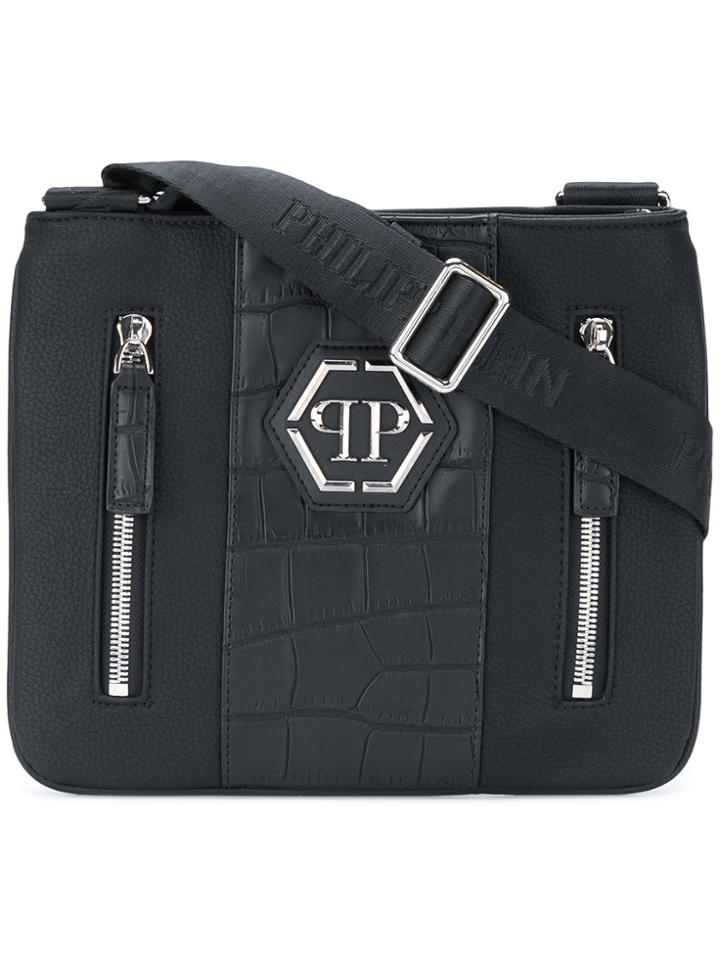 Philipp Plein This Way Messenger Bag - Black