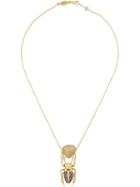 Daniela Villegas Scarab Pendant Necklace