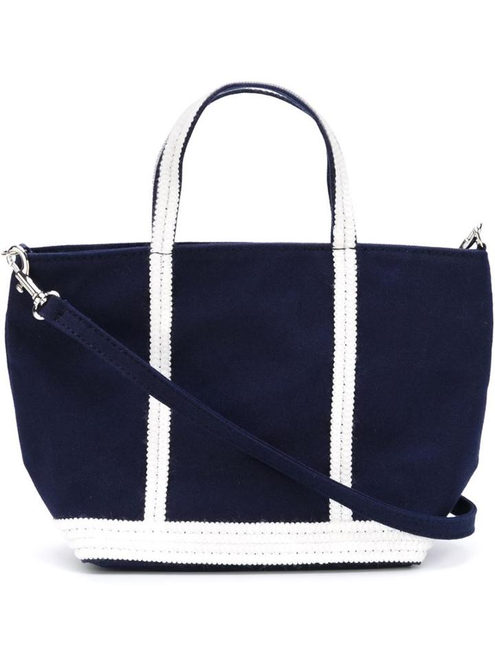 Vanessa Bruno Contrast Handle Tote, Women's, Blue