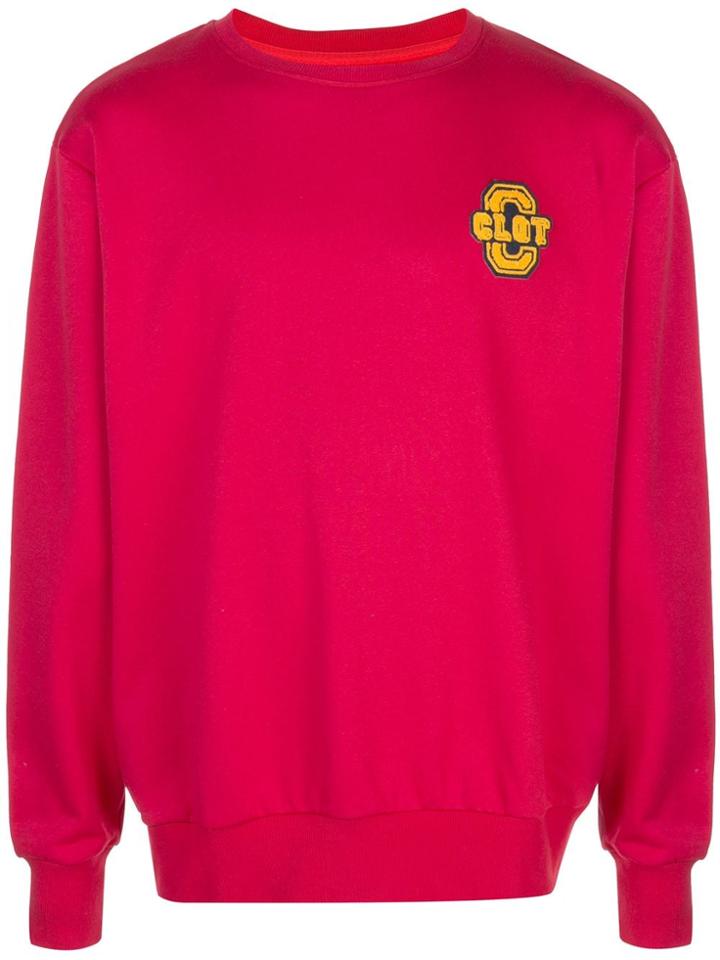 Clot Multi-patch Logo Sweatshirt - Red
