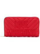 Love Moschino Embroidered Logo Wallet