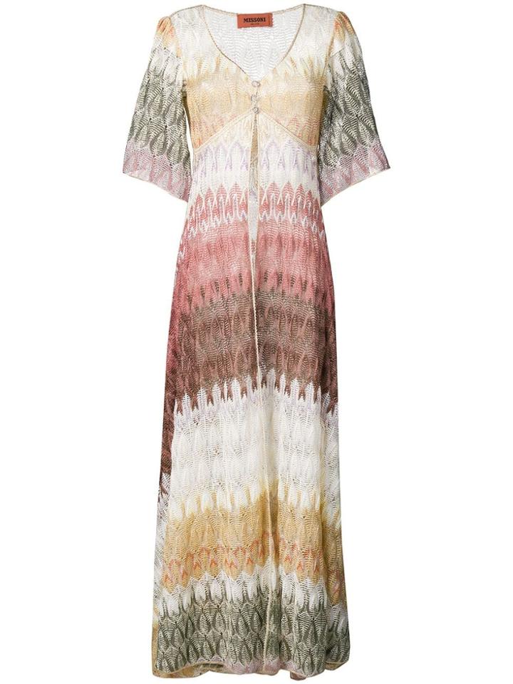 Missoni Maxi Cardi-dress - Neutrals