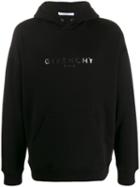 Givenchy Iridescent Printed Logo Hoodie - Black