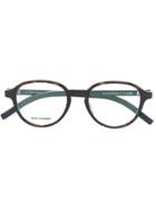 Dior Eyewear Black Tie 240 Glasses - Brown
