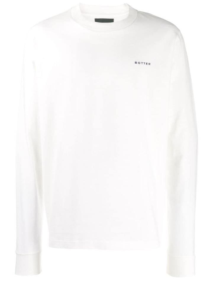 Botter Logo Print Sweatshirt - White