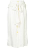 Wynn Hamlyn Spindel Knot Skirt - White