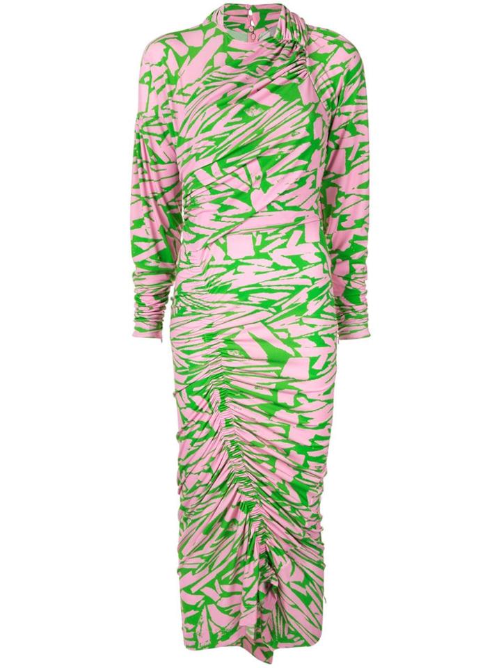 Preen By Thornton Bregazzi Pavement Print Louise Dress - Pink