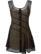 Sonia Rykiel Buttoned Lace Dress