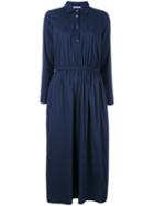 Barena - Long-length Dress - Women - Cotton/polyamide/spandex/elastane - 40, Blue, Cotton/polyamide/spandex/elastane