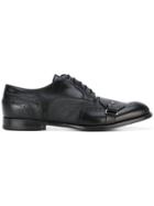 Alexander Mcqueen Buckle Strap Brogues - Black