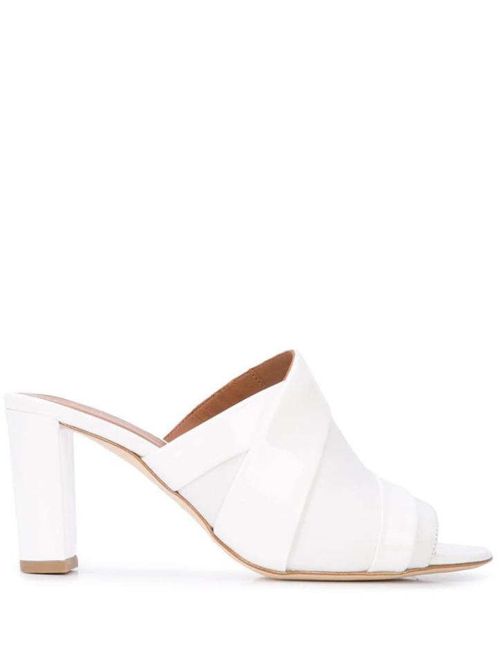 Malone Souliers Kara Mules - White