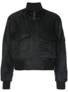 Nili Lotan - Front Pocket Bomber Jacket - Women - Cotton/nylon - S, Black, Cotton/nylon