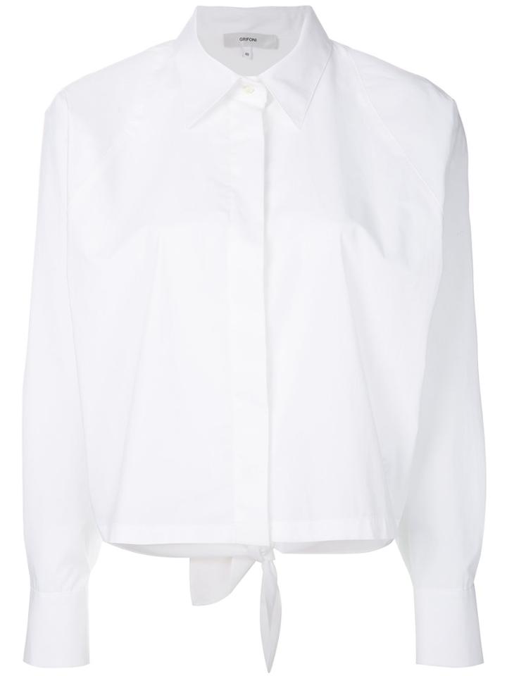 Mauro Grifoni Concealed Button Shirt - White