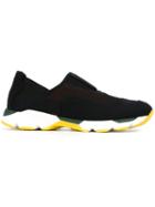 Marni Panelled Slip-on Sneakers, Women's, Size: 39, Black, Cotton/nylon/spandex/elastane/rubber