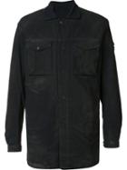 11 By Boris Bidjan Saberi Cargo Shirt, Men's, Size: Medium, Black, Cotton
