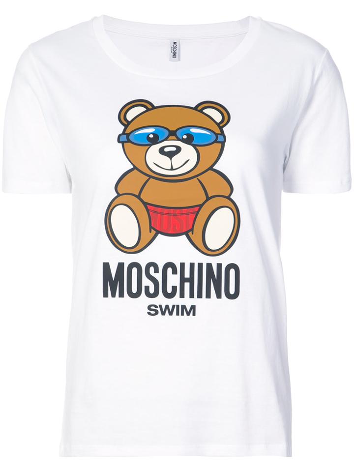 Moschino Goggles Teddy T-shirt - White