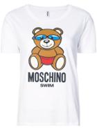 Moschino Goggles Teddy T-shirt - White