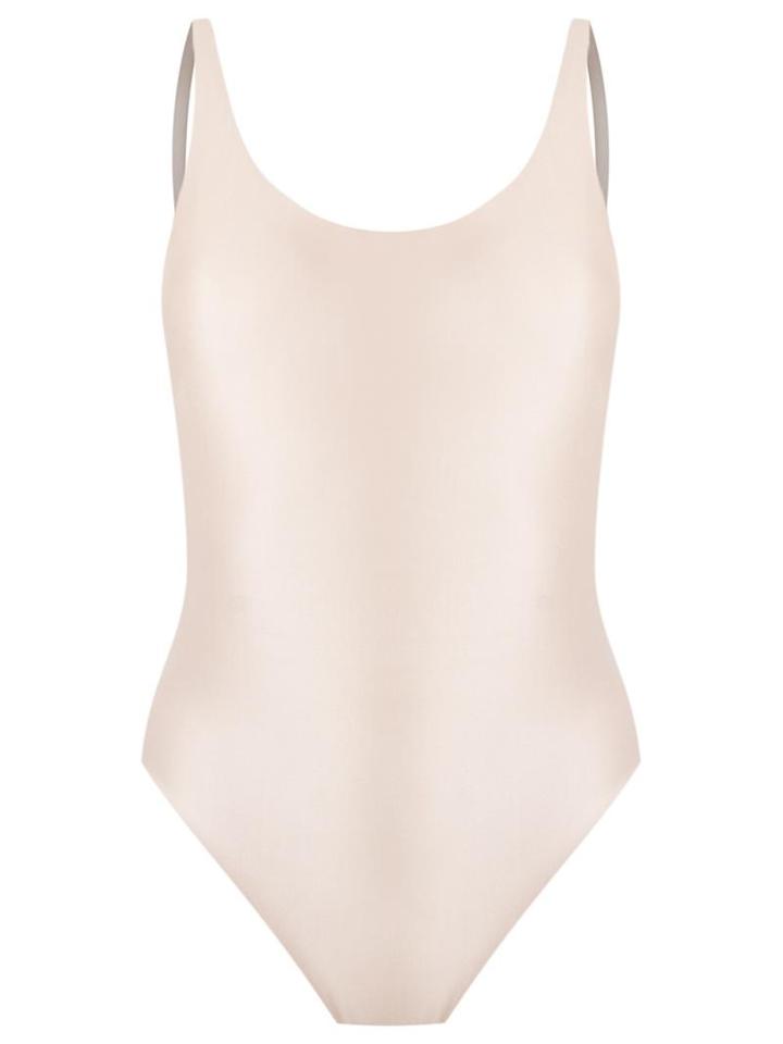 Haight Open Back Swimsuit, Women's, Size: Medium, Nude/neutrals, Polyamide/spandex/elastane