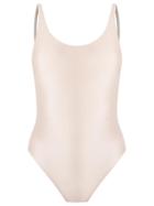 Haight Open Back Swimsuit, Women's, Size: Medium, Nude/neutrals, Polyamide/spandex/elastane