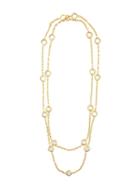 Chanel Vintage Crystal Embellished Necklace, Women's, Metallic