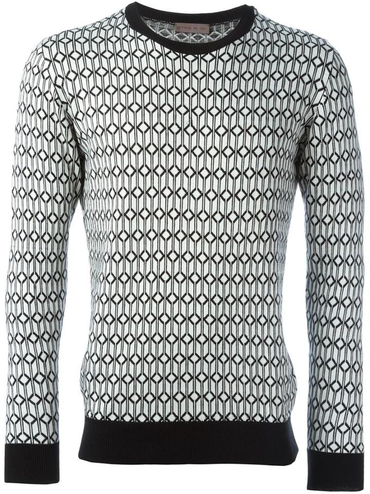Etro Diamond Intarsia Sweater