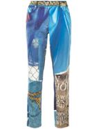 Moschino Tapered Trompe L'oeil Trousers - Multicolour