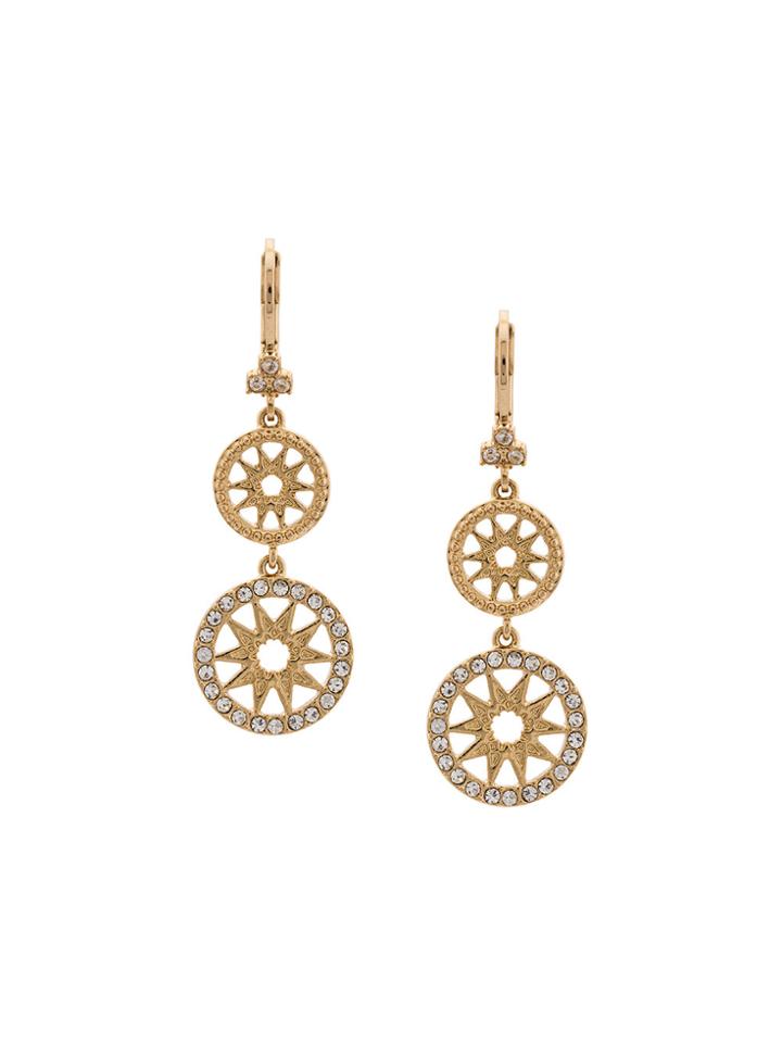 Marchesa Notte Star Drop Earrings - Yellow & Orange