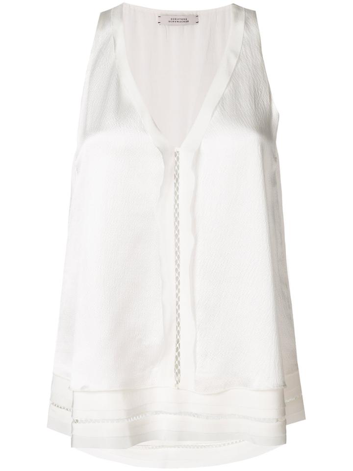 Dorothee Schumacher Layered Tank Top - White