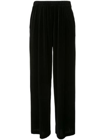 Melitta Baumeister High Rise Velvet Trousers - Black