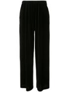 Melitta Baumeister High Rise Velvet Trousers - Black