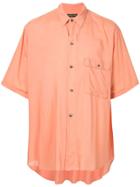 Comme Des Garçons Vintage One Pocket Short Sleeve Shirt - Pink