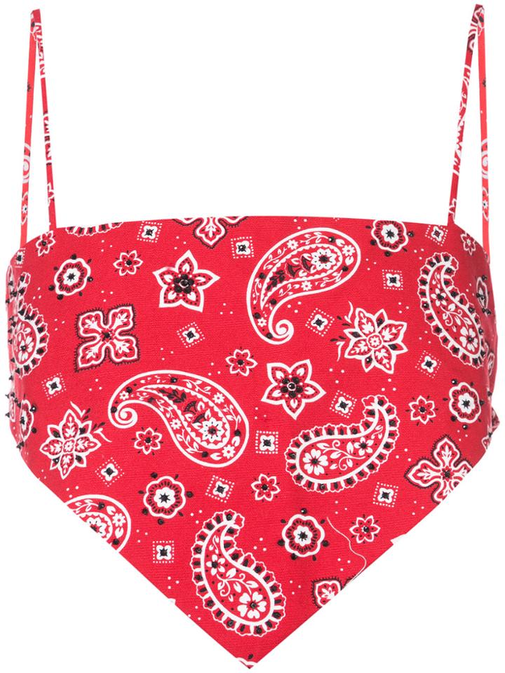 Eric Schlosberg Bandana Top - Red