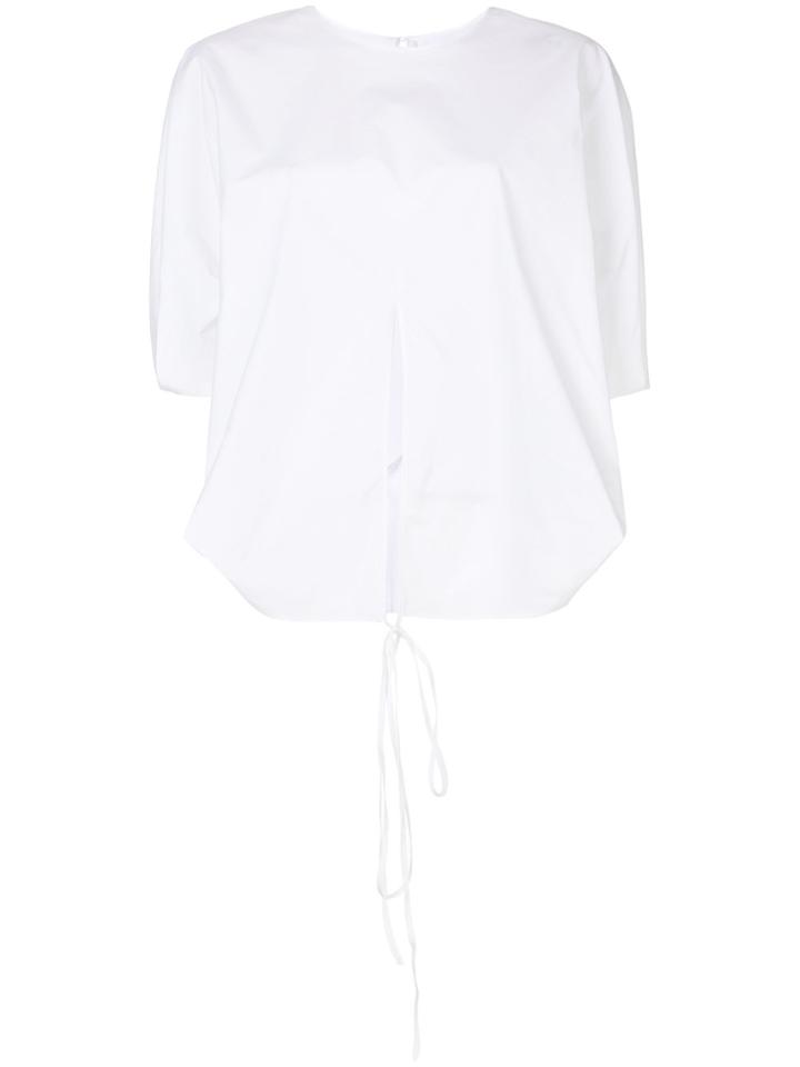 Ter Et Bantine Drawstring Hem Blouse - White