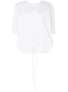 Ter Et Bantine Drawstring Hem Blouse - White