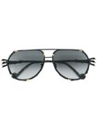 Anna Karin Karlsson The Claw Pilot Sunglasses - Black
