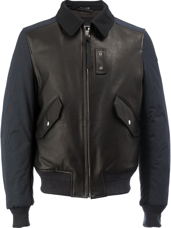 Lanvin Collared Bomber Jacket - Black