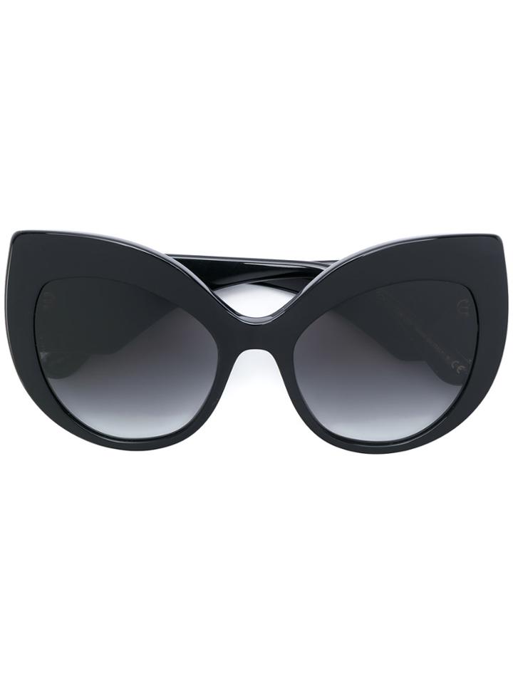 Dolce & Gabbana Eyewear Cat-eye Oversized Sunglasses - Black
