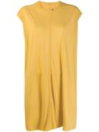 Rick Owens Lilies Boxy Fit Dress - Yellow