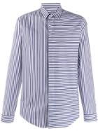 Emporio Armani Classic Striped Shirt - Blue