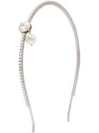 Miu Miu Solitaire Jewels Crystal And Pearl-embellished Hairband -