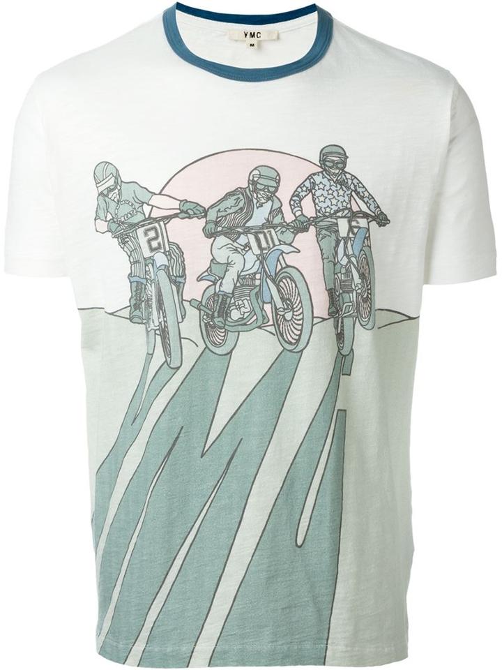 Ymc Bikers Print T-shirt