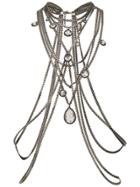 Alexander Mcqueen Multi-chain Harness Necklace - Silver