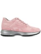 Hogan Interactive Lace-up Sneakers - Pink & Purple