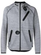 Y-3 Zip-up Hoodie, Men's, Size: Xs, Grey, Cotton/polyester
